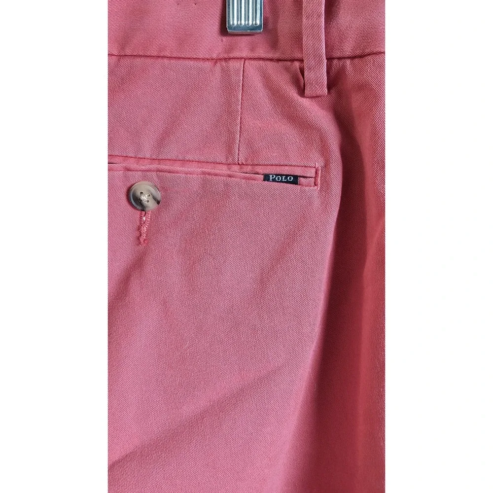 POLO RALPH LAUREN Coral Stretch Slim Fit Chino Pants 36x32‎